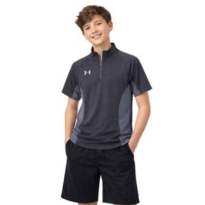 Under Armour Boys Squad Short Sleeve ¼ Zip Apparel - Water Repellent YMD